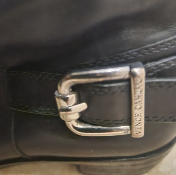 Vince Camuto Black Heeled Boots - Picture 2 of 11